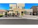 Stunning two-story home with modern architecture and desert landscaping at 6800 Equinox Cliff St, Las Vegas, NV 89135