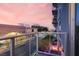 Balcony offering cityscape views and a relaxing outdoor space at 353 E Bonneville Ave # 313, Las Vegas, NV 89101