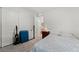 Bedroom with twin bed and luggage at 6271 Port Astoria Ct, Las Vegas, NV 89122