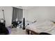 Simple bedroom with two beds and window coverings at 6271 Port Astoria Ct, Las Vegas, NV 89122