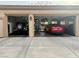 Spacious garage with ample room for two cars, plus storage at 10758 Chillingham Dr, Las Vegas, NV 89183