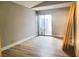 Bedroom with sliding glass doors to the outside patio allowing for natural light at 5409 Centurion Ct # 104, Las Vegas, NV 89122