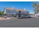 Multi-Gathering building showcasing covered parking, balconies and blue exterior paint at 5409 Centurion Ct # 104, Las Vegas, NV 89122