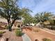 Landscaped courtyard with gazebo and walking paths at 6409 Sierra Diablo Ave, Las Vegas, NV 89130