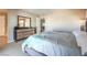 This spacious bedroom is a haven of rest at 6482 Twin Harbors Ct, Las Vegas, NV 89141