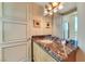 Guest bathroom with marble countertop and sink at 9103 Alta Dr # 701, Las Vegas, NV 89145