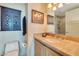 Bathroom with vanity, toilet and shower at 9103 Alta Dr # 701, Las Vegas, NV 89145