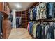 Spacious walk-in closet with ample shelving and hanging space at 9103 Alta Dr # 701, Las Vegas, NV 89145