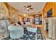 Spacious living room with fireplace and large windows at 9103 Alta Dr # 701, Las Vegas, NV 89145