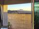 Stunning mountain views from this home's backyard patio at 144 Juliette Pointe Ln, Henderson, NV 89011