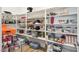 Well-organized pantry with ample shelving at 144 Juliette Pointe Ln, Henderson, NV 89011