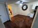 Dining area with tile floor and adjacent bathroom at 2120 Ramrod Ave # 415, Henderson, NV 89014