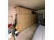 Garage with ample built-in storage cabinets at 3020 Ripon Dr, Las Vegas, NV 89134