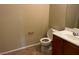 Simple bathroom with toilet and vanity at 4725 Basilicata Ln # 102, North Las Vegas, NV 89084