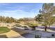 View of lush green golf course with mature trees at 9112 Eagle Ridge Dr, Las Vegas, NV 89134