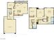 Two-story floor plan, 3-bay garage, loft, and 3 bedrooms at 965 Nevada State Dr # 1101, Henderson, NV 89002