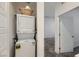 Stackable washer and dryer in a convenient laundry closet at 965 Nevada State Dr # 1101, Henderson, NV 89002