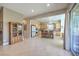 Kitchen with light wood cabinets, stainless steel appliances, and an island at 4129 Cackling Goose Dr, North Las Vegas, NV 89084