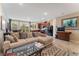 Open living space seamlessly connects the living room to the kitchen area at 5372 Silver Branch Ave, Las Vegas, NV 89118