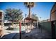 Unique garden area with desert plants and stone features at 2205 Alia Ct, Las Vegas, NV 89102