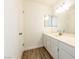 Bright bathroom boasts double sinks, and updated vanity at 3550 Bay Sands Dr # 3061, Laughlin, NV 89029