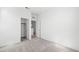 Neutral bedroom with a walk-in closet and modern finishes at 647 N Water St, Henderson, NV 89015