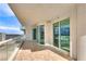 Wide balcony with sliding glass doors provides an seamless transition to indoor-outdoor living at 2747 Paradise Rd # 2206, Las Vegas, NV 89109