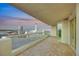 This balcony features stunning views of the city skyline and plenty of space for outdoor furniture at 2747 Paradise Rd # 2206, Las Vegas, NV 89109