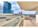 Open-air balcony with glass railings offers sweeping vistas of the city skyline at 2747 Paradise Rd # 2206, Las Vegas, NV 89109