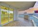 This balcony offers a curved design with ample room and a fantastic view of the surrounding cityscape at 2747 Paradise Rd # 2206, Las Vegas, NV 89109