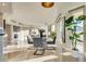 Open-concept dining area with modern decor and city views at 2747 Paradise Rd # 2206, Las Vegas, NV 89109