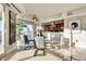 Modern dining area with open access to a spacious kitchen and city views at 2747 Paradise Rd # 2206, Las Vegas, NV 89109