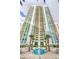 Luxurious condo pool and courtyard offers a serene retreat for residents to enjoy at 2747 Paradise Rd # 2206, Las Vegas, NV 89109