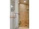 The walk-in shower features premium tiling and glass enclosure at 2747 Paradise Rd # 2206, Las Vegas, NV 89109