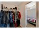 Well-organized closet with ample hanging space and shelving at 537 Kristin Ln, Henderson, NV 89011