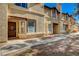 View of the front door and walkway to the home at 537 Kristin Ln, Henderson, NV 89011