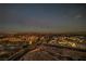 Night aerial view of community and cityscape at 9101 Alta Dr # 1406, Las Vegas, NV 89145