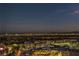Night aerial view of community and city lights at 9101 Alta Dr # 1406, Las Vegas, NV 89145