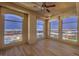 Bright bedroom with city views and hardwood floors at 9101 Alta Dr # 1406, Las Vegas, NV 89145