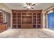 Large built-in entertainment center with ample storage at 9101 Alta Dr # 1406, Las Vegas, NV 89145