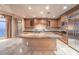 Gourmet kitchen with island and stainless steel appliances at 9101 Alta Dr # 1406, Las Vegas, NV 89145