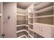 Large pantry with ample shelving and drawers at 9101 Alta Dr # 1406, Las Vegas, NV 89145