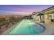 Luxury pool and patio with scenic mountain views at 1928 Oliver Springs St, Henderson, NV 89052