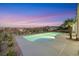 Inviting pool with a relaxing atmosphere and sunset view at 1928 Oliver Springs St, Henderson, NV 89052