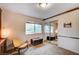 Bedroom with mirrored closet and window seat at 2240 Mohigan Way, Las Vegas, NV 89169