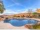 Luxury pool and spa with mountain views at 3 Palmbrook Ln, Henderson, NV 89052