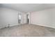 Primary bedroom with carpet and access to bathroom at 3490 Allegheny Dr, Las Vegas, NV 89122