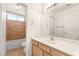 Bathroom with vanity, single sink and bathtub at 3837 Willowview Ct, Las Vegas, NV 89147