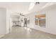 Bright kitchen with white cabinets and tile floors at 3837 Willowview Ct, Las Vegas, NV 89147