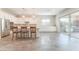 Modern kitchen with island, stainless steel appliances, and hardwood floors at 421 Point Sur Ave, Las Vegas, NV 89138